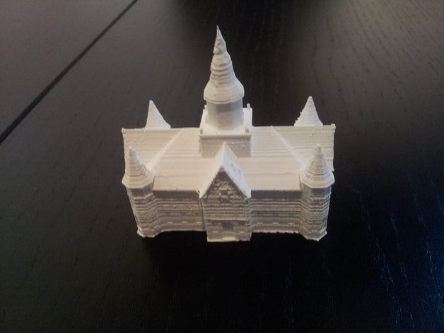 lds provo şehir merkezine Tapınağı binalar ve yapılar 3D print model - Mito3D