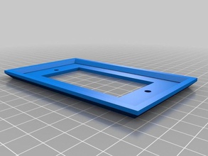 3-gang wall plate Haushalt angepasst 3d print model - Mito3D