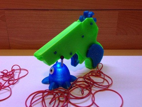 gigagremlins rubberband gun toys games pistol rubber band toy 3d print model - Mito3D