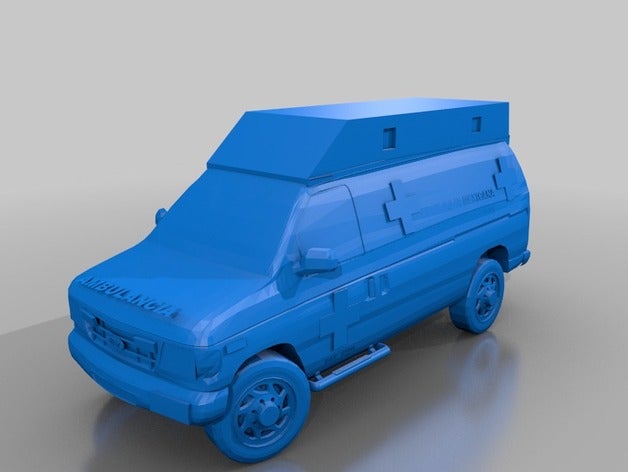 Krankenwagen 3d-drucken 3D print model - Mito3D