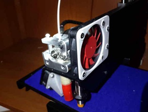 extruder fan 50mm printrbot simple metal 3d printer accessories mount 3d print model - Mito3D