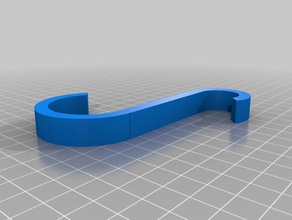 ultimate s-hook household supplies 3d customizer holder openscad parametric bracket useful 3d print model - Mito3D