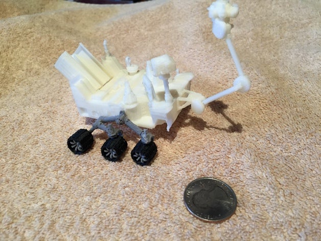 stärkere mars-rover-Rad-Naben Modell-Roboter mars-rover 3D print model - Mito3D