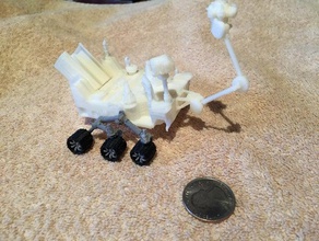 güçlü mars rover tekerlek göbekleri model robotlar 3d print model - Mito3D