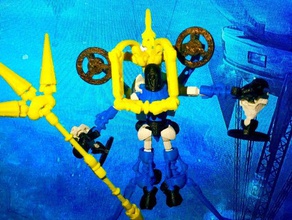 aqua ' s gate Bau-Spielzeug action-Figur anime Kreatur modiochallenge Roboter 3d print model - Mito3D