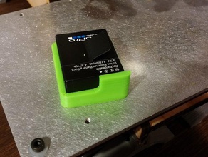 gopro battery case Kamera Batterie Fall cover 3d print model - Mito3D