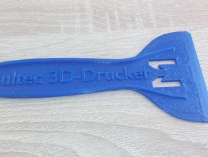 ice scraper tool removing printed parts printing bed 3d printer accessories 3d print model - Mito3D