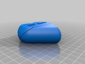 fabrikada monte edilmiş gizli kalp kutu - ann marie 05 tol interaktif sanat özelleştirilmiş 3d print model - Mito3D