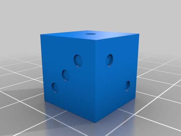 my customized dice - hollow solid 3D print model - Mito3D