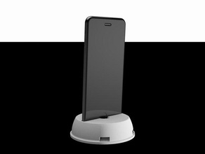 iphone 6 + desktop dock telefono cellulare stazione di ricarica plus per 3d print model - Mito3D