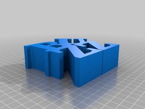 buzz word sculpture sculptures customized 3d print model - Mito3D