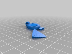 aves colar os acessórios personalizado 3d print model - Mito3D