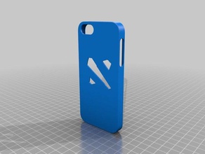 dota 2 iphone 5 Fall - Zubehör dota2 3d print model - Mito3D