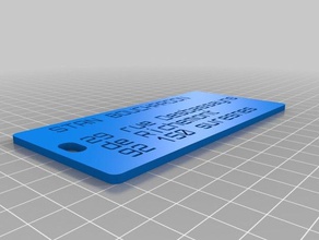 l'étiquette de stan l'organisation personnalisé 3d print model - Mito3D