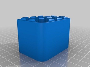 12 pack aa - bottom containers customized 3d print model - Mito3D