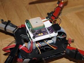 multicopter gps osd titulaire passe-temps 3d print model - Mito3D