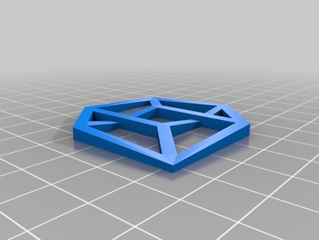 unmöglich 2d-cube 2d-Kunst 2d cube 3D print model - Mito3D