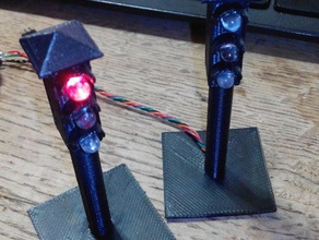 5mm led traffic light electronics arduino accessory leds 3d print model - Mito3D