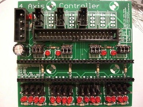 p4ac 4 axis controller other 1201 a4983 allegro electronics upgrade part pololu reprap stepper 3d print model - Mito3D