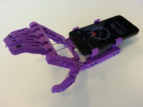phone mount snap-together robohand learning snap together 3d print model - Mito3D