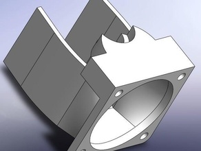 fanduct argento hotend 3d Drucker Zubehör 3d print model - Mito3D