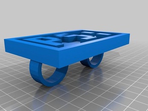 my customized word rings ps 3d print model - Mito3D