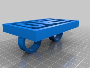 my customized word rings one 3d print model - Mito3D