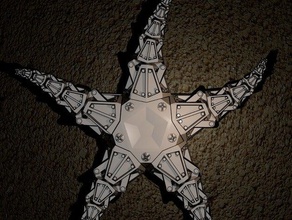 nautical steampunk starfish sculptures 3d print model - Mito3D