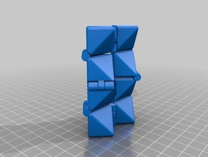 my customized smaller print-in-place fidget cube mechanical toys 3d print model - Mito3D