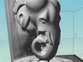 Elefanten Tiere best cmit real roland scan 3d print model - Mito3D