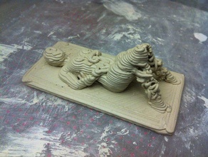 kız rahatlatıcı diğer frostruder yüksek çözünürlüklü 3d sanat seramik clay heykelcik model heykel oyuncak 3d print model - Mito3D