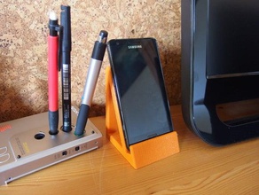 smartphone supporto per il tablet gadget desktop freecad titolare iphone stand 3d print model - Mito3D