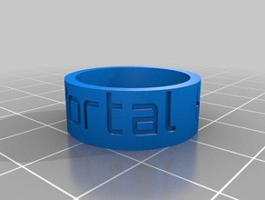 mortal kombat-ring Ringe kundengebundene 3d print model - Mito3D