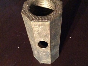 burnerintakemk6-8 alto-forno scad bronze gravador de ingestão queimador carcaça fundido fundição perdeu pla a do metal open3dp fabricação rápida produção pequena 3d print model - Mito3D
