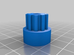 printrbot 10 tooth pulley mod 3d printer parts 10t printing gear reprap sketchup upgrade 3d print model - Mito3D