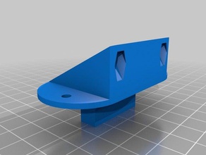 ángulo del ventilador titular Impresora 3d de las piezas 3d print model - Mito3D