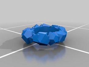 rocky anneau les anneaux personnalisé 3d print model - Mito3D