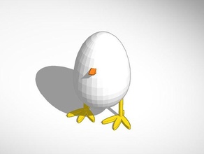 yumurta tavuk hayvanlar 3d print model - Mito3D