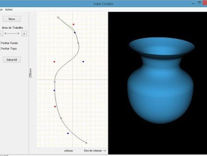 vase Schöpfer 3d-drucken imprimin software 3d print model - Mito3D