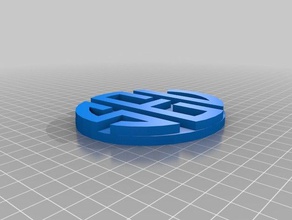 sev monograma colgante la joyería personalizado 3d print model - Mito3D