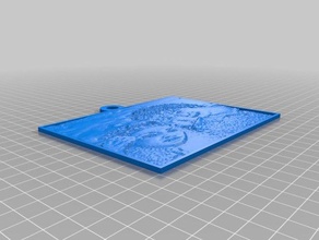 ma lin 2d art customized 3d print model - Mito3D