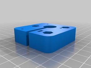 cherry pi iii printer mini v wheel carriage openbuild extrusions magnetic design 3d parts 3d print model - Mito3D