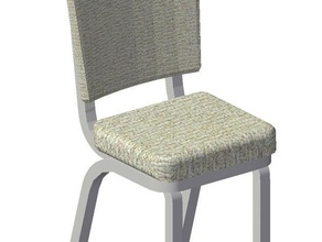 cromo silla de la cocina el modelo los muebles presidente chrome 3d print model - Mito3D
