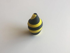 2 Farben-Spirale vase 3d print model - Mito3D