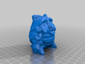 búho otros animal figurine idough juguete 3d print model - Mito3D