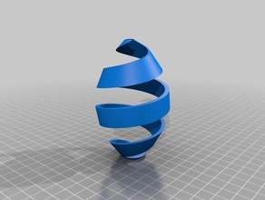 2 colore spirale vaso 10 3d print model - Mito3D
