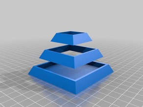 2 color box 1 3d print model - Mito3D