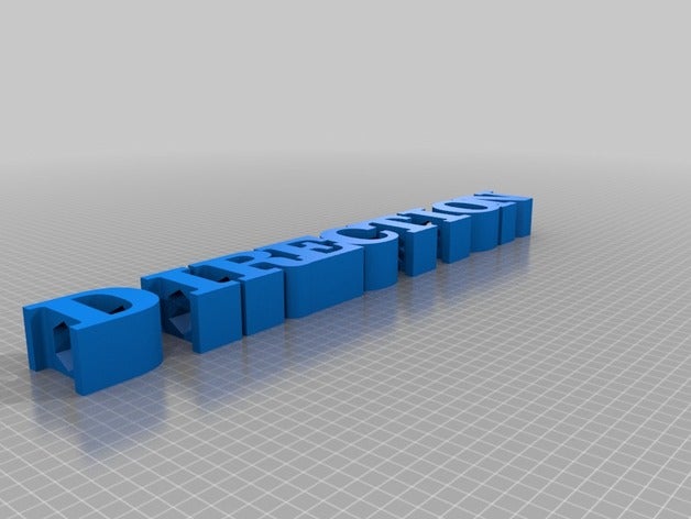 meine angepasste Richtung Bleistift-Halter Schilder & logos kundengebundene 3D print model - Mito3D