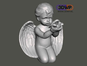 angel sculpture statue 3d scan scans & replicas scanner art christmas david meshmixer xmas 3d print model - Mito3D