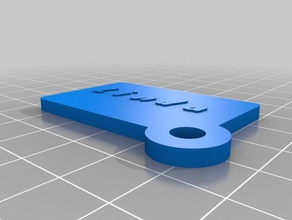 linda trousseau 14 de porte-clés personnalisé 3d print model - Mito3D